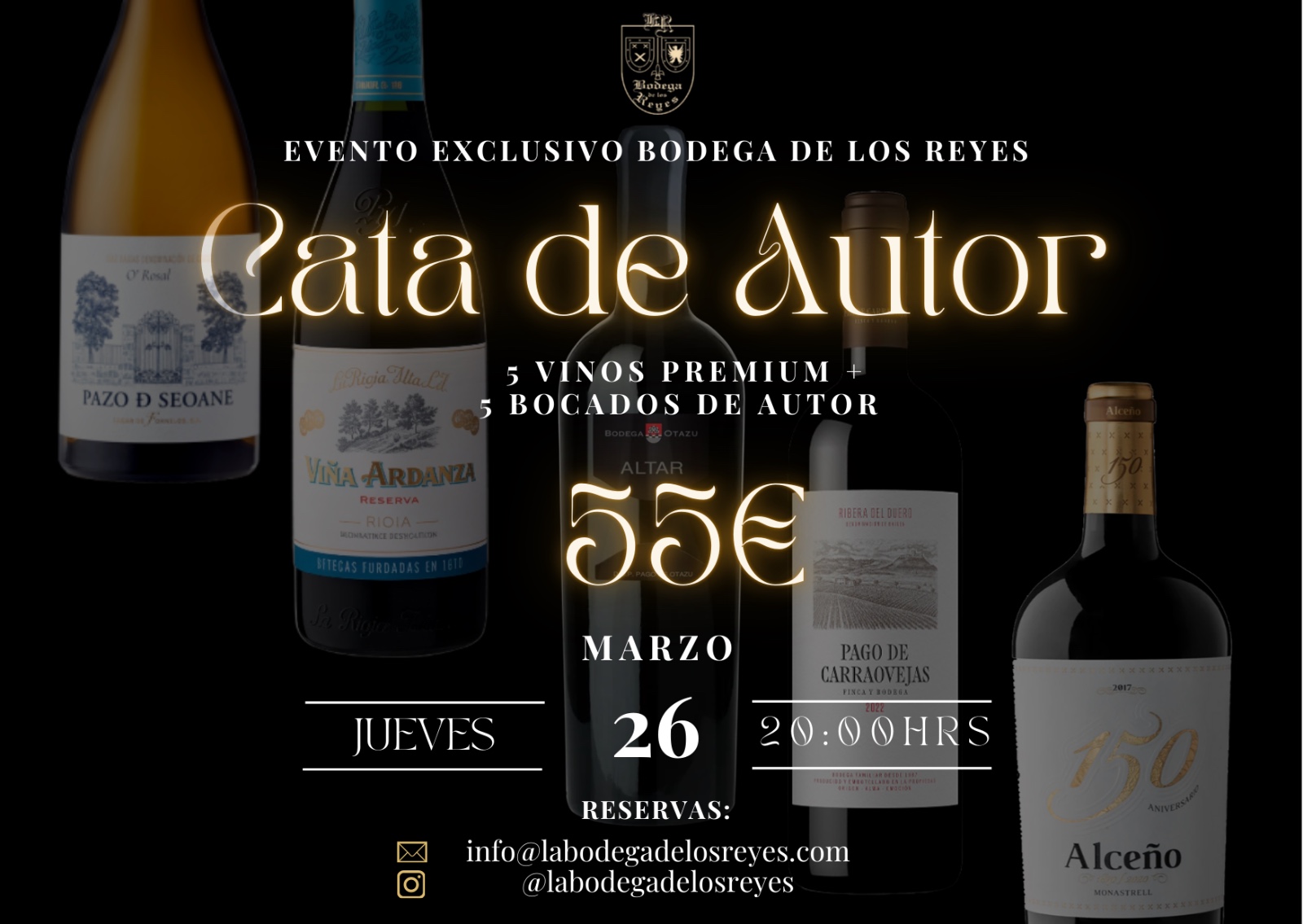 Evento Exclusivo : Cata de Autor 26 de Marzo