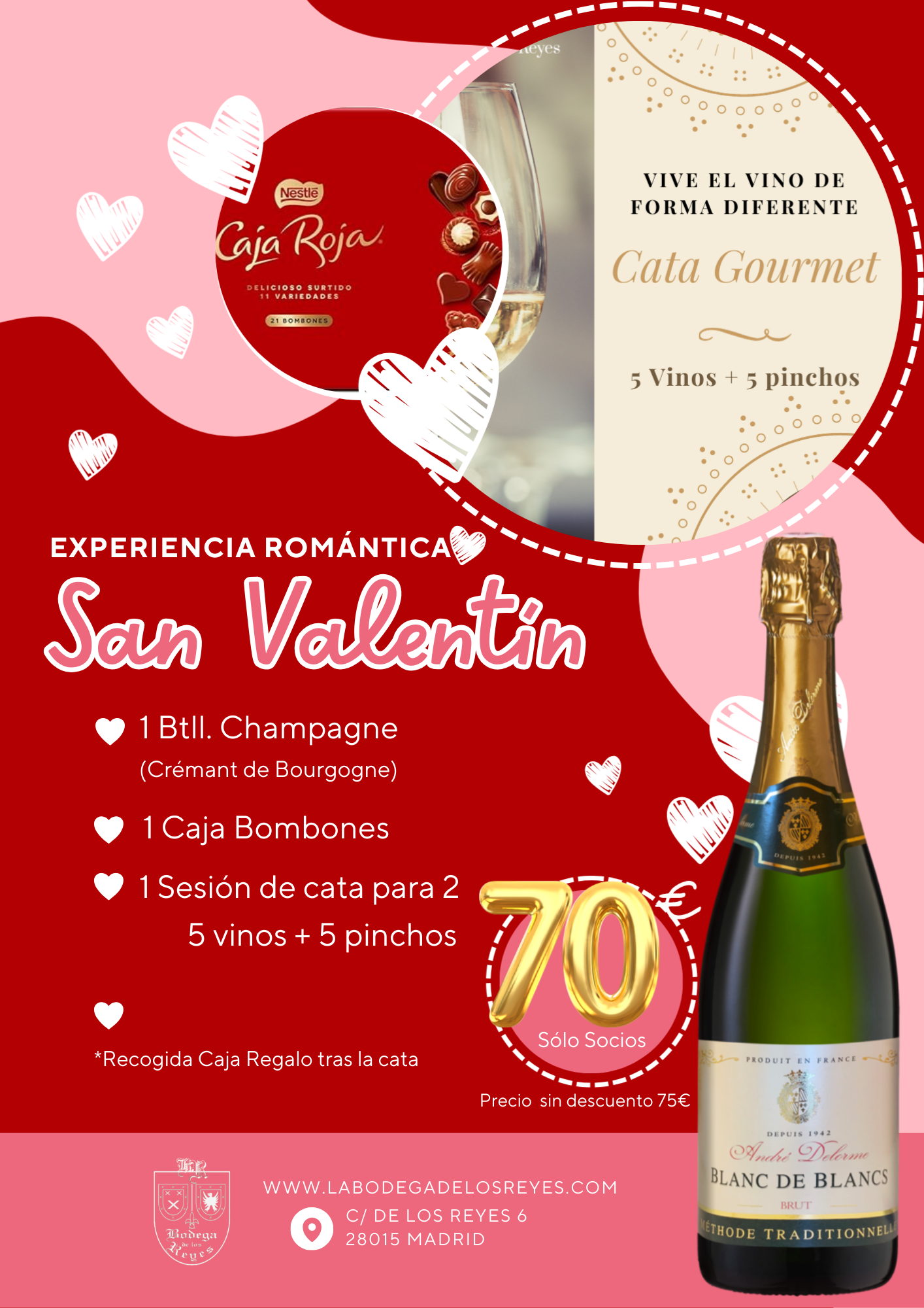 Experiencia San Valentín ( Sólo Socios )