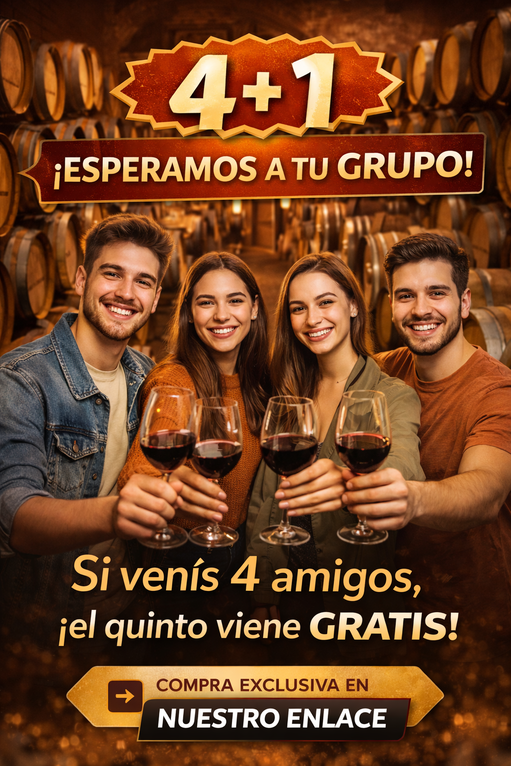 Promoción 4+1 Sesión Cata Gourmet