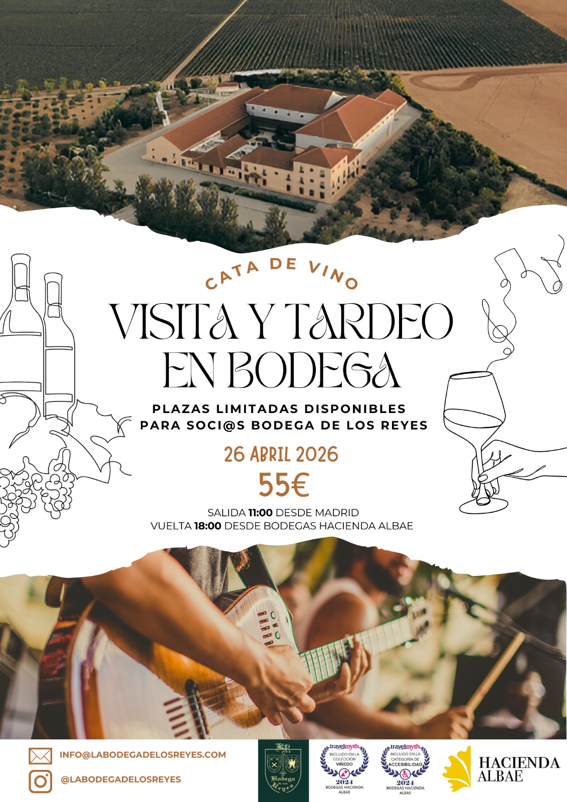 III Tardeo en Viñedo : 26 de Abril (Sólo Socios)
