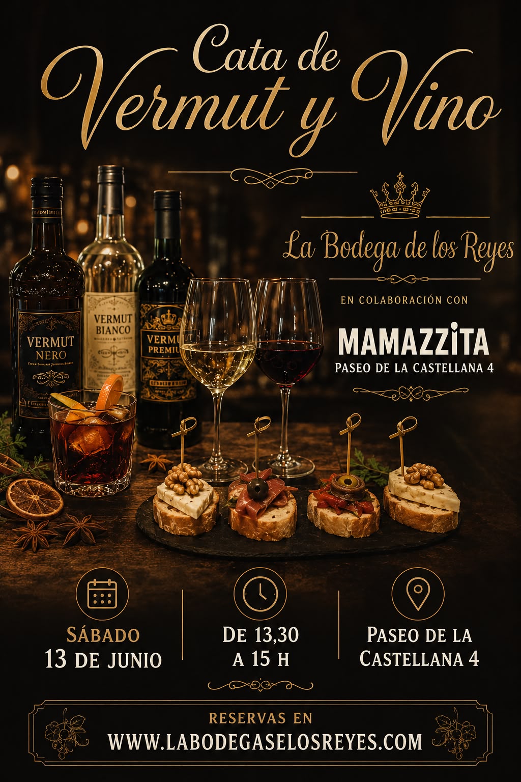 Vermut y Vino en Mamazzita Madrid